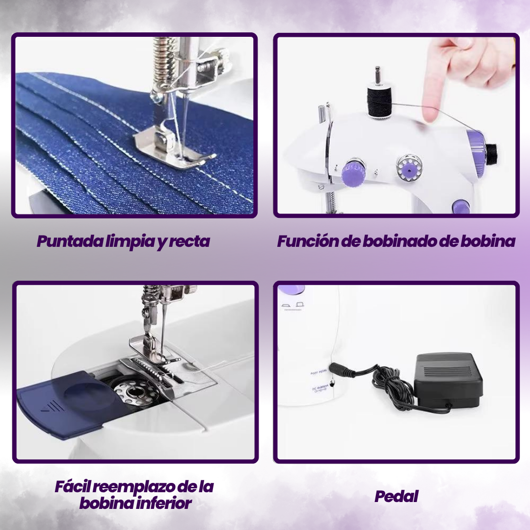 Mini máquina de coser portátil | ¡Comienza tu negocio de costura!
