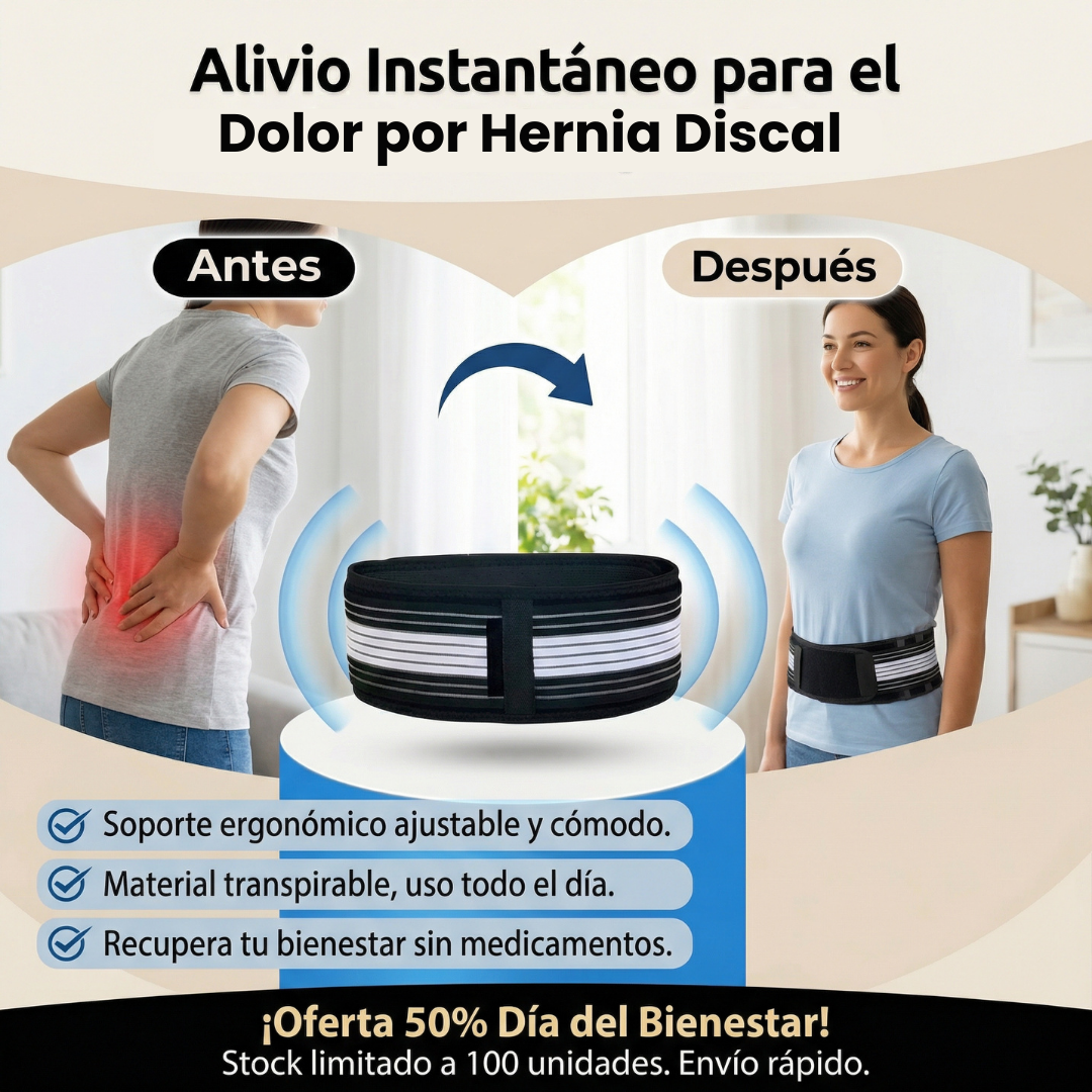 CINTURÓN PARA HERNIA DISCAL