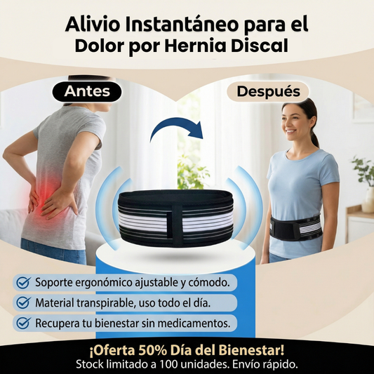 CINTURÓN PARA HERNIA DISCAL