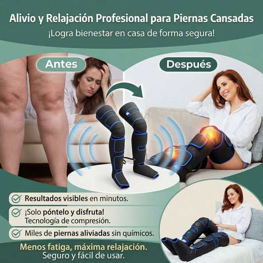 MASAJEADOR DE PIERNAS INTELIGENTE 3 EN 1